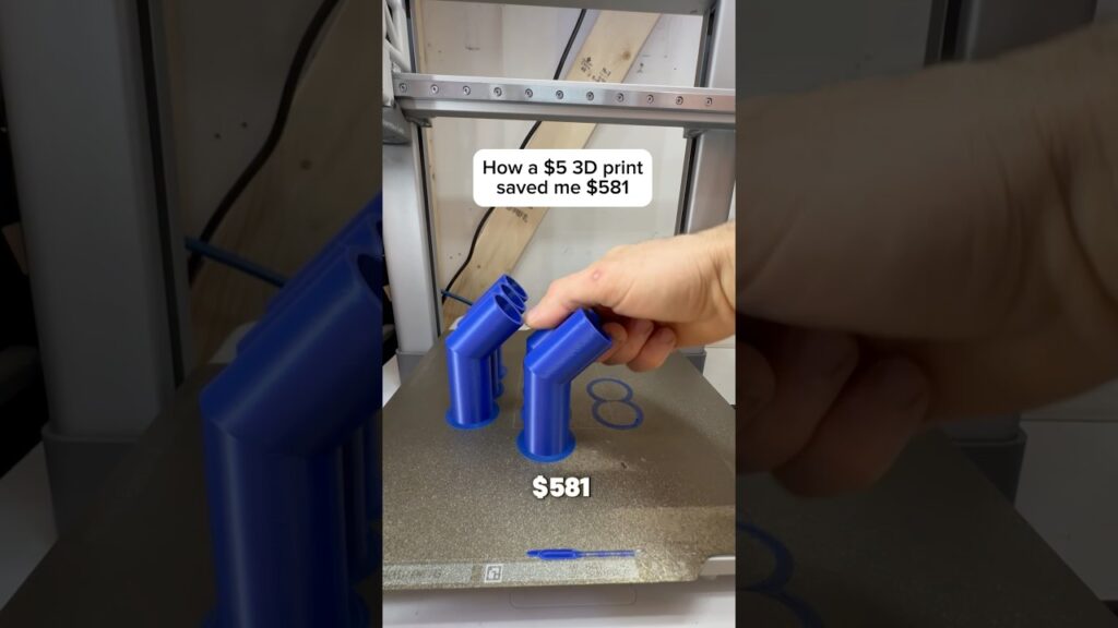 $5 3d print saved me $581. #3dprinting #diy