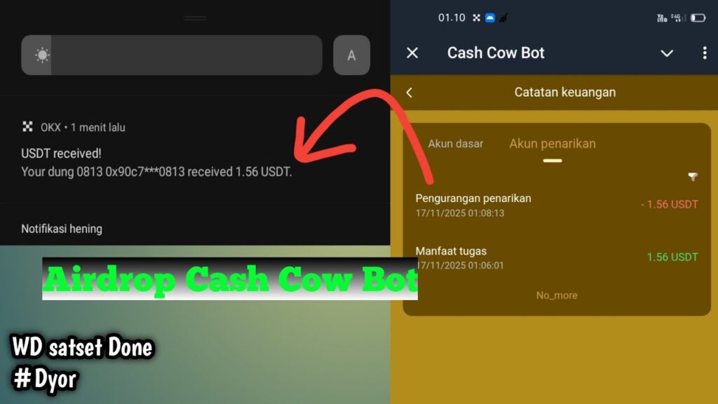 Bot telegram cash cow bot | wd satset #dyor