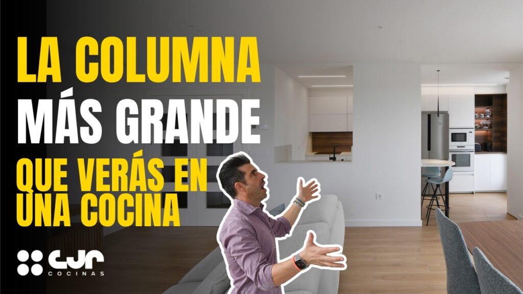 Cocina blanca y madera abierta ⚠️ soluciones de diseño de cocinas cocinas cjr