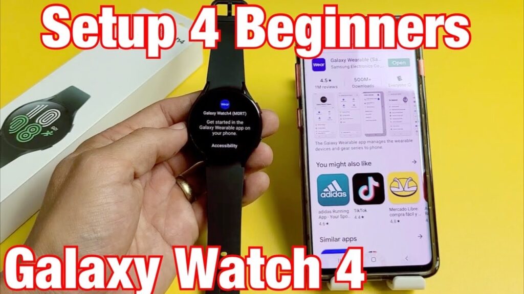 Galaxy watch 4: how to setup for beginners