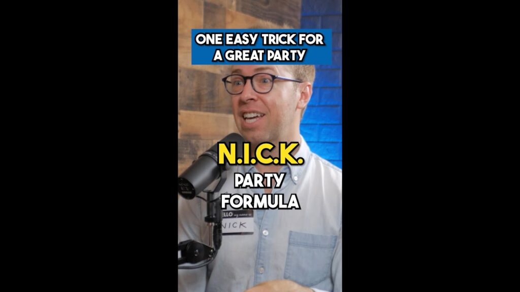 How to host a party: you must learn this formula