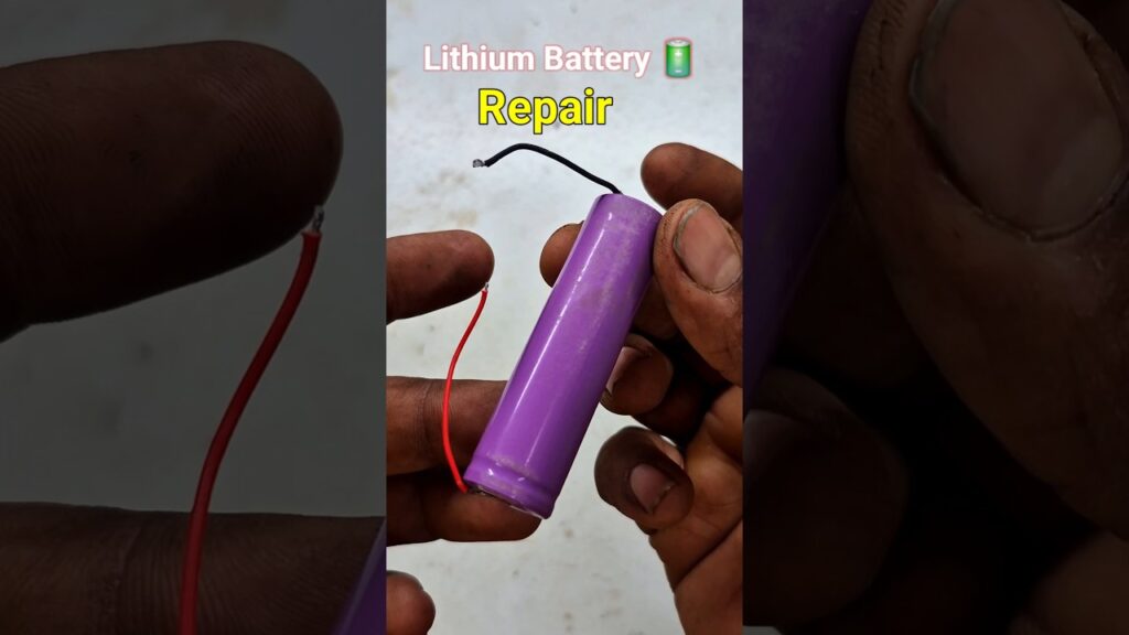Lithium ion battery 🔋 repairing 🔥