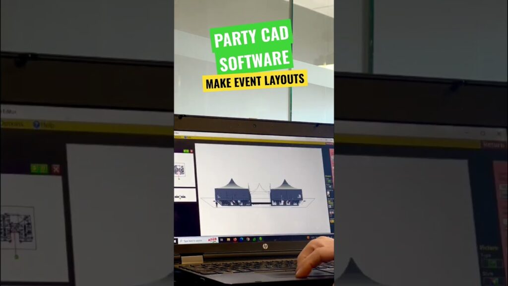 Partycad event software - make seating layouts #partyrentalbusiness #cad #design #simcity
