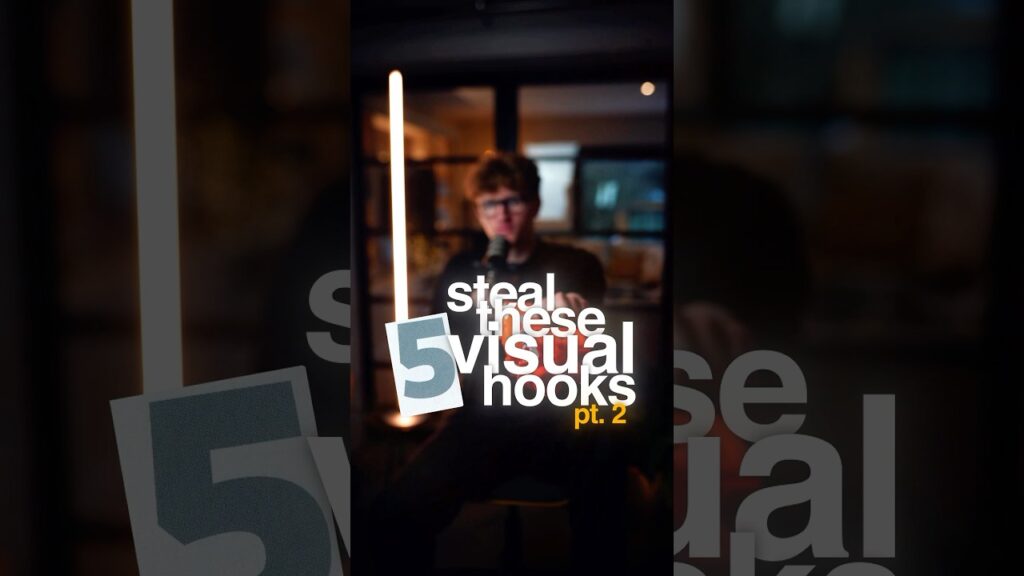 Steal these 5 visual hooks p2 #contentstrategy #hook #socialmediamarketing