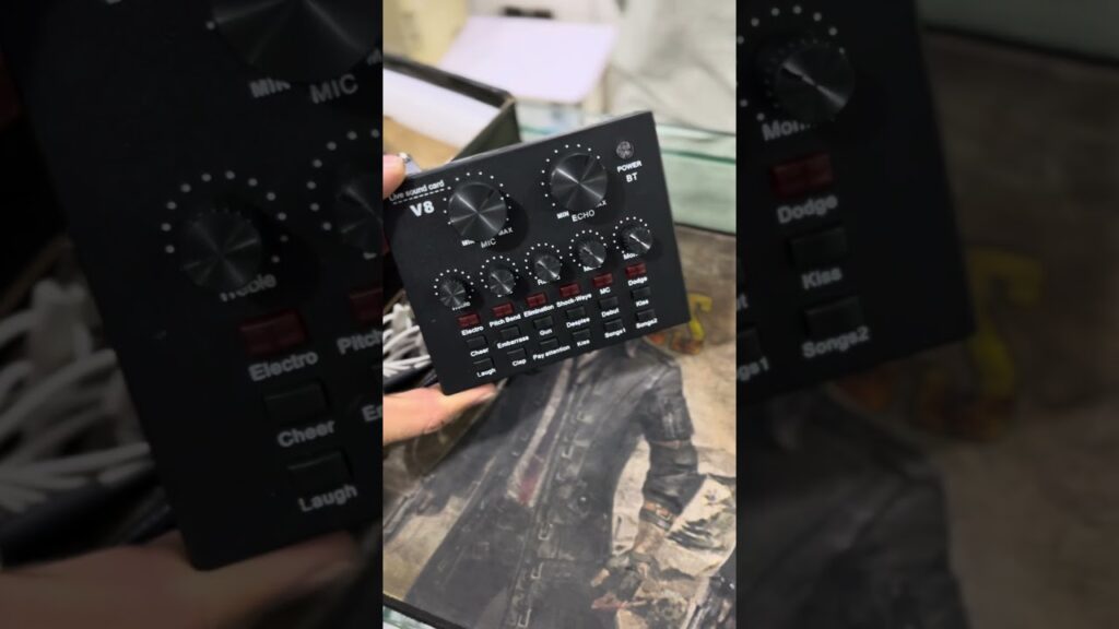 V10 bm-800 podcast condenser microphone set with live sound card, rechargeable