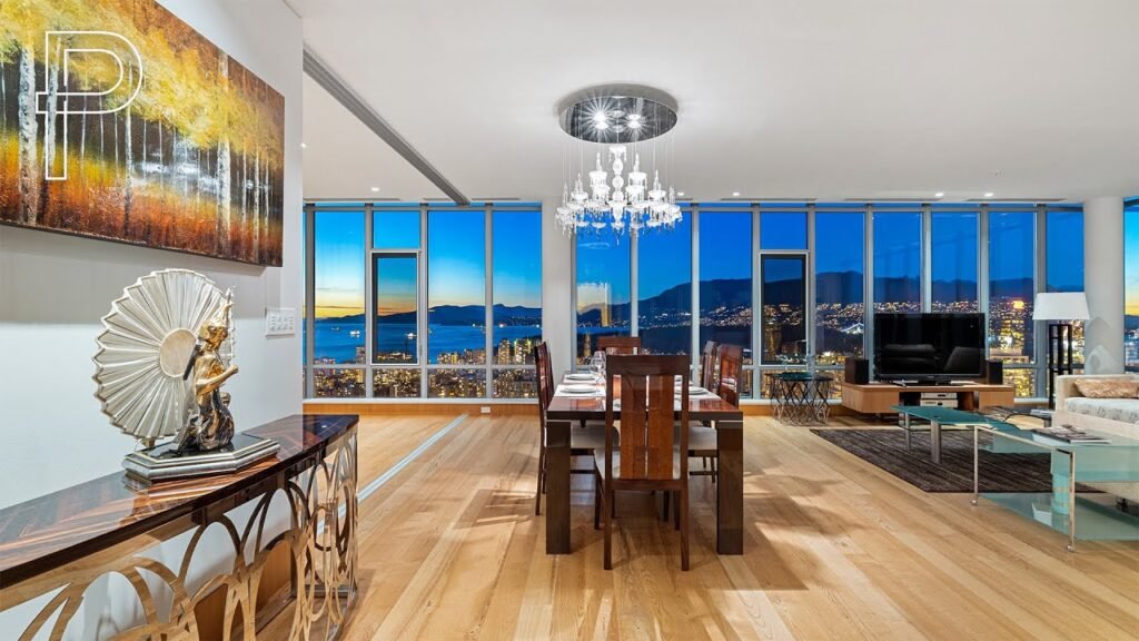 $10. 28m vancouver penthouse | panoramic ocean & city views