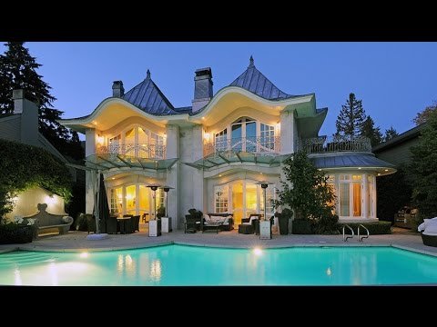 $14. 6 million oceanfront dreamy elegant french style chateau in west vancouver, canada