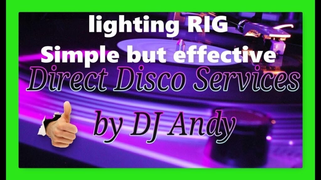 Dj gig equipment log   simple dj light set up for one gig   how to set it up