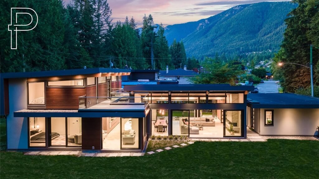 Modern luxury home surrounded by nature | north vancouver, bc