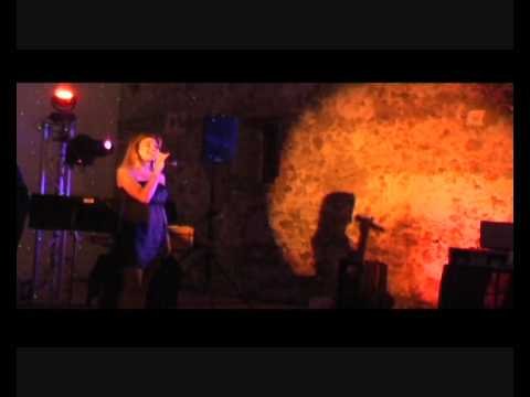 Scène de musique - dj & chanteuse