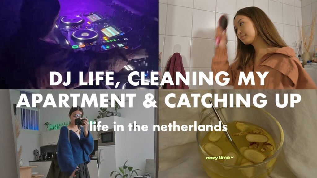 Vlog | dj life, cleaning my apartment & catching up ~