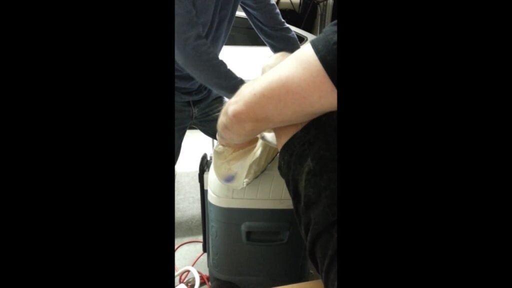 Cut off a fiberglass cast in 4 minutes at home
