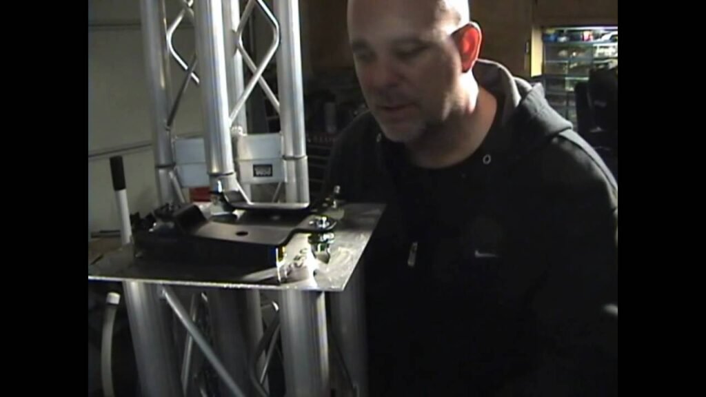 Do it from scratch make a vertical truss top plate with dj mikey mike and direct sound by request