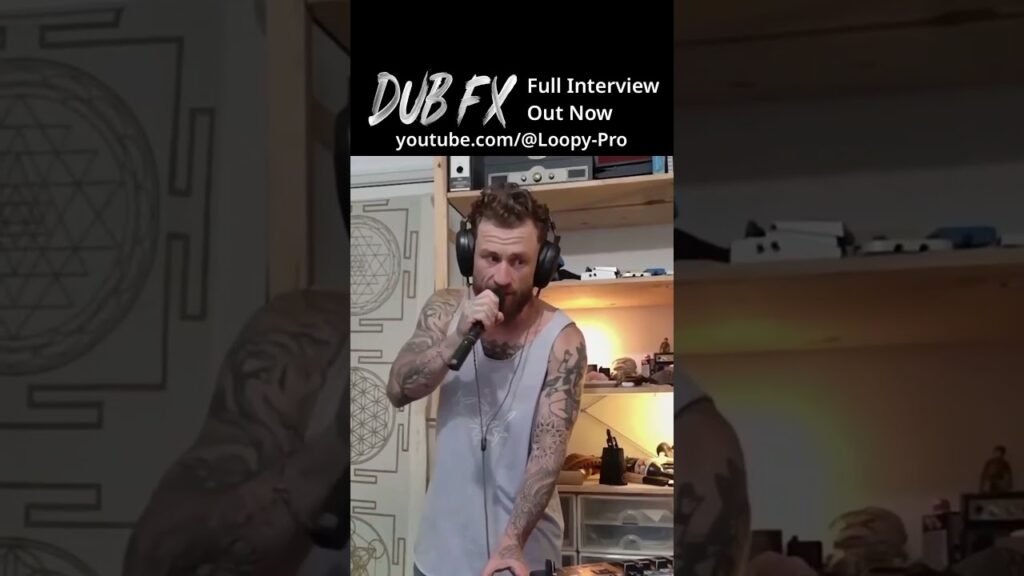 Dub fx showing how he automates vocal effects in loopy pro for a hands-free live performance 🎤