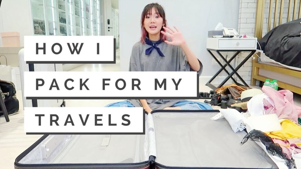 How i pack my suitcase (travel packing tips) | camille co