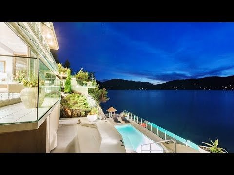 Stunning oceanfront contemporary luxury residence in west vancouver, canada