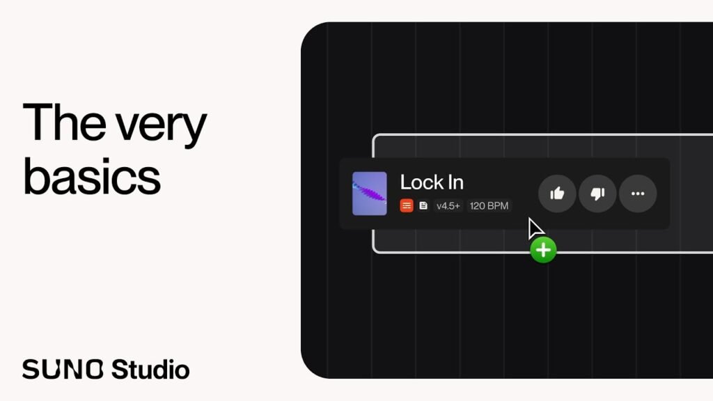 Suno studio fundamentals - the very basics