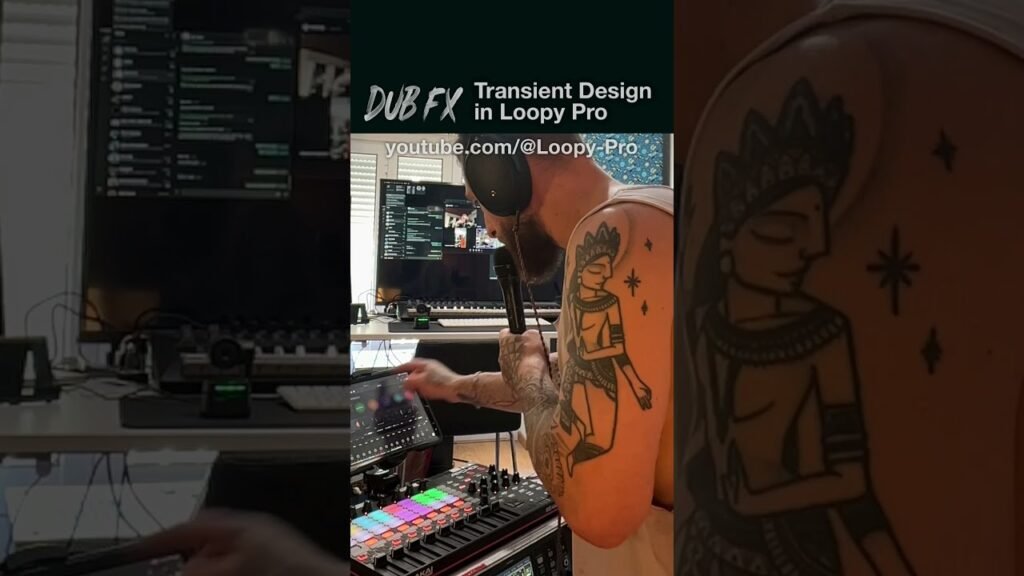 The legendary dub fx breaks down his transient design method using loopy pro 🍩