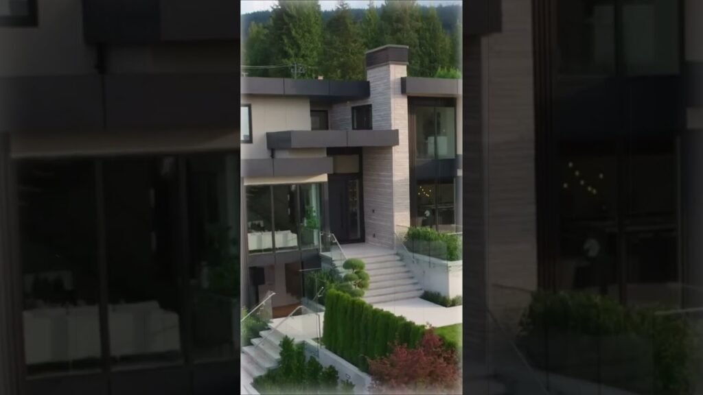 Touring a $10,000,000 modern west vancouver house | interiordesign #shorts