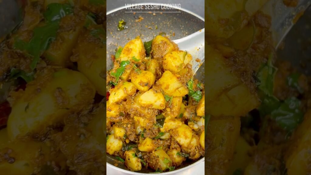 Traditional aloo fry | bangaladumpa masala fry | aloo fry short video #shorts