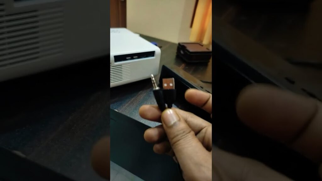 Wzatco projector को external speaker 🔊 se kaise connect करें #wzatco #projector #shorts