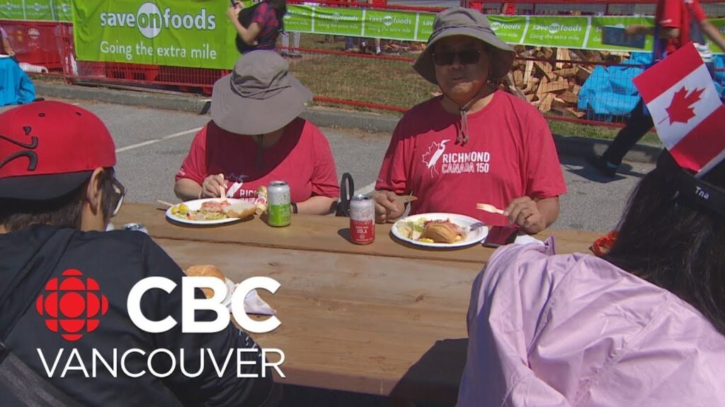 Celebrating canada day with a salmon feast